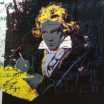 Andy-Warhol_Beethoven inchiostri serigrafici su carta, 101 x 101