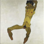 Egon-Schiele-Nudo-maschile-seduto-Autoritratto-1910-olio-su-tela-152-x-150-cm-Leopold-Museum-Vienna